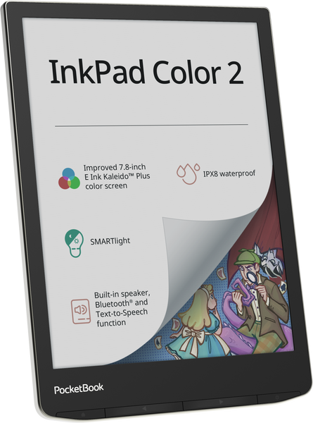 Pocketbook InkPad Color 2 e-reader with Kaleido Plus e-paper