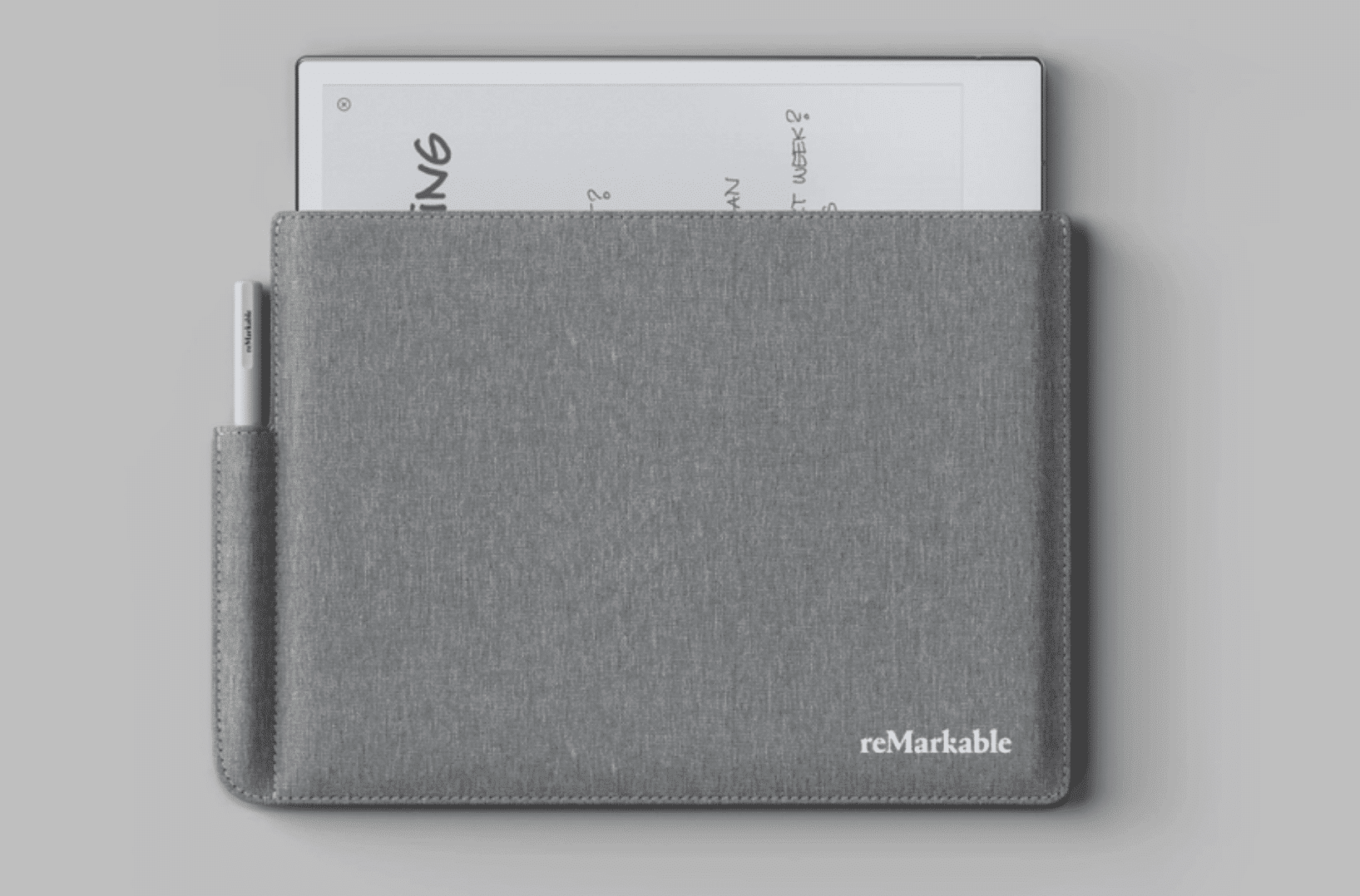 reMarkable 2 - Grey Folio Case - 0