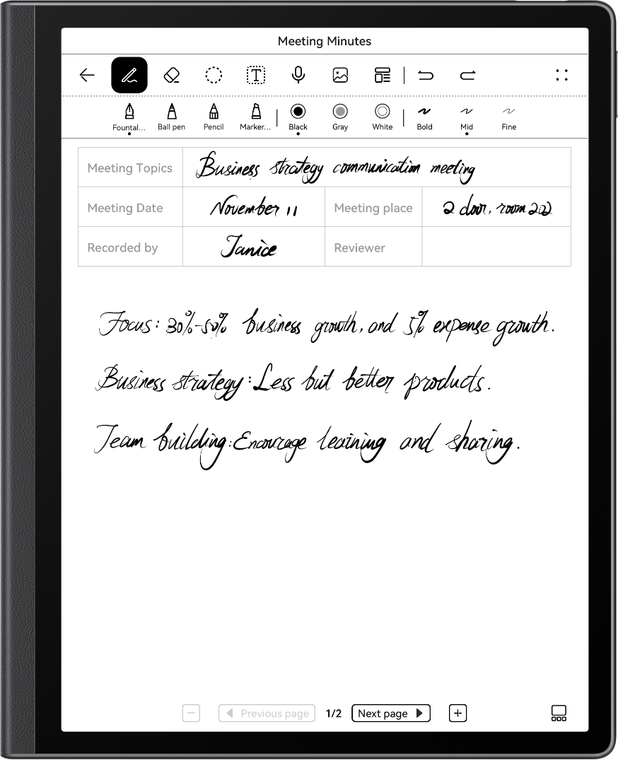 HUAWEI MatePad Paper e-note and e-reader